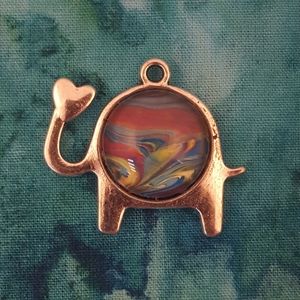 Handmade Love Elephant Pendant Necklace